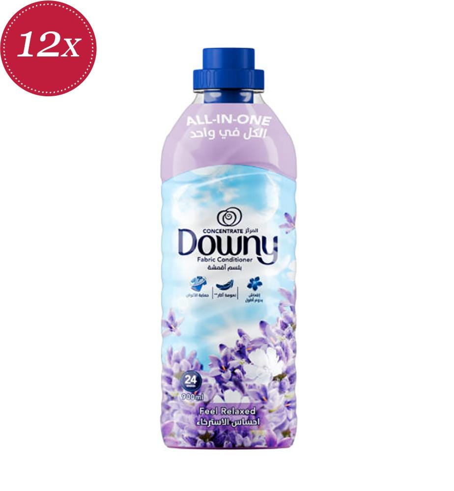 Confezione da 12 ammorbidenti liquidi Feel Relaxed da 900 ml - 24 lavaggi