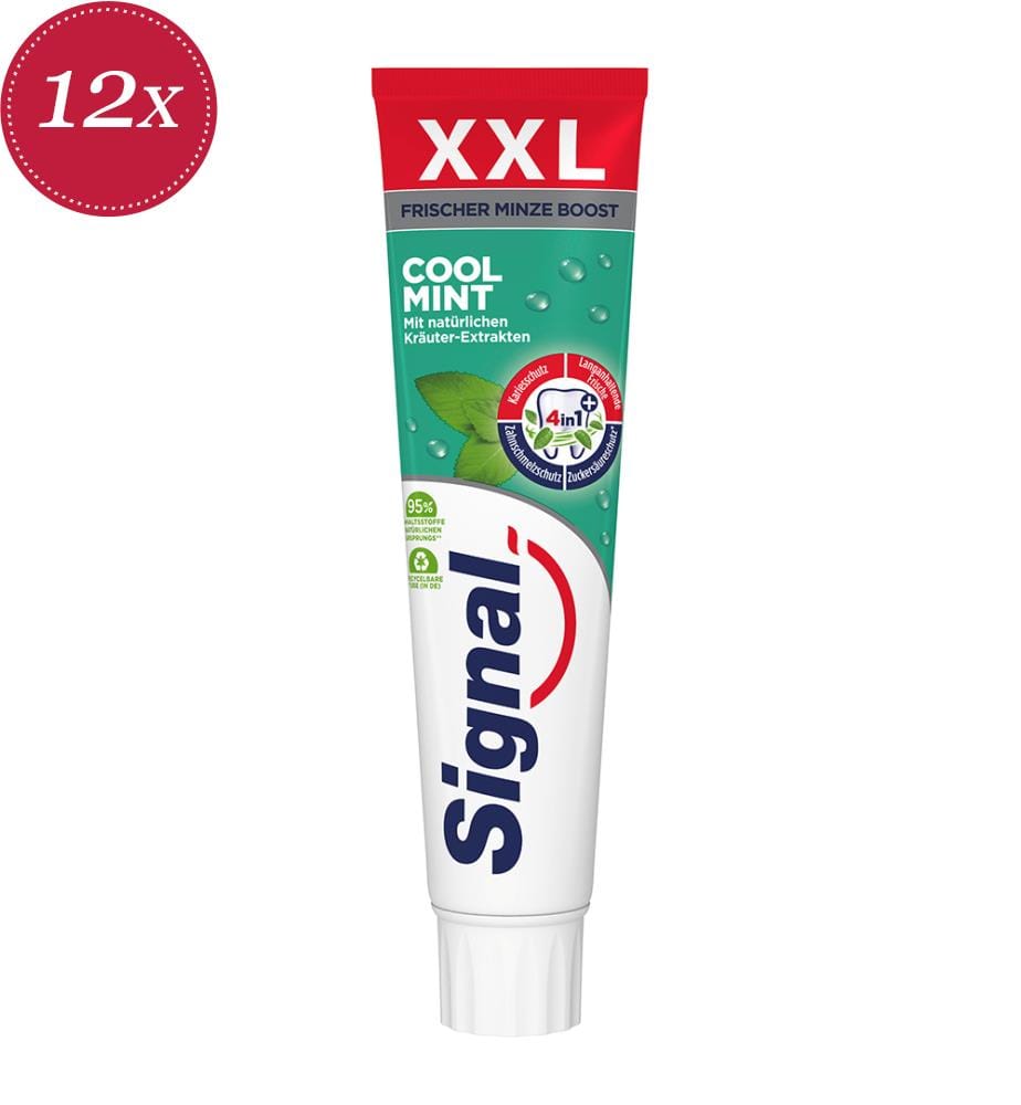 12x Dentifrice Cool Mint XXL - 125 ml