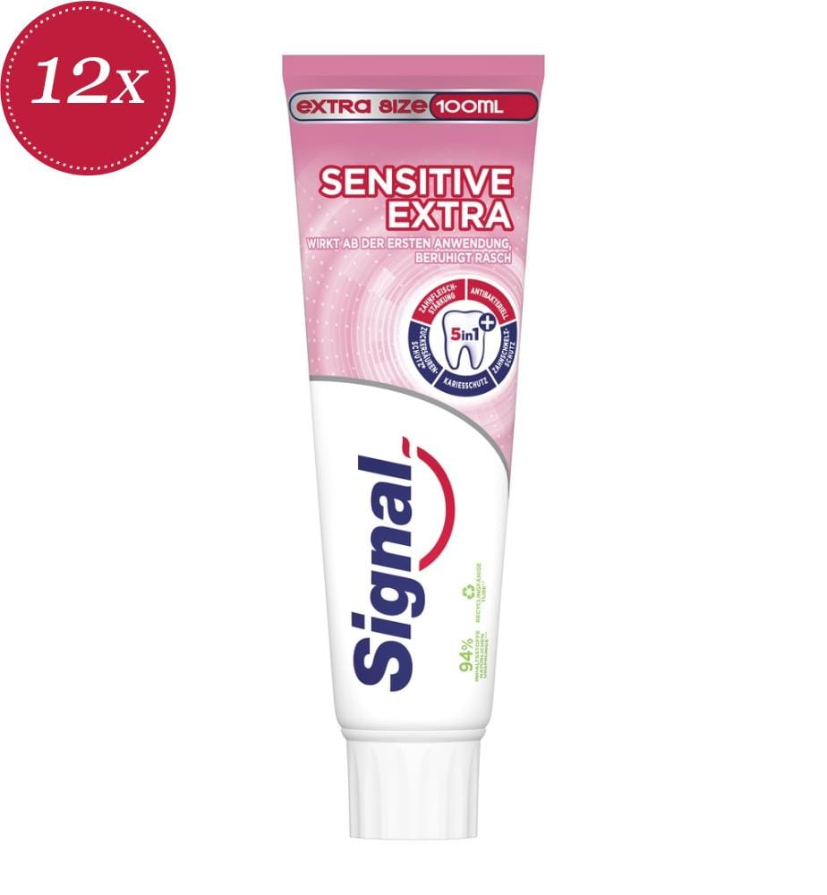 12x Sensitive Extra Toothpaste - 100 ml