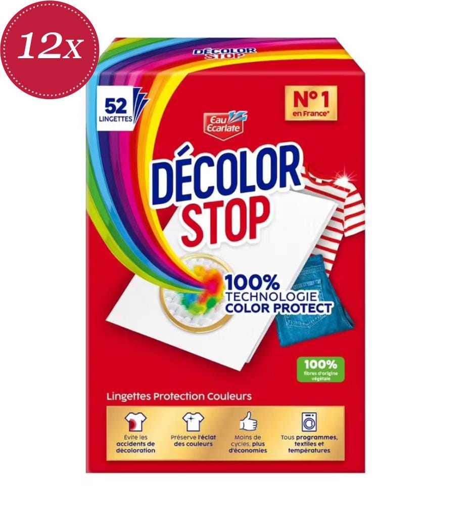 Confezione da 12 salviette protettive Decolor Stop - 12 x 52 pezzi
