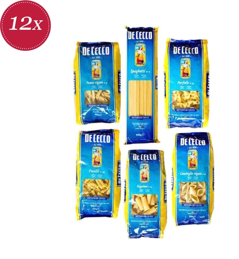 De Cecco Pasta Piccolo Beutel-Set - 12 x 500 g