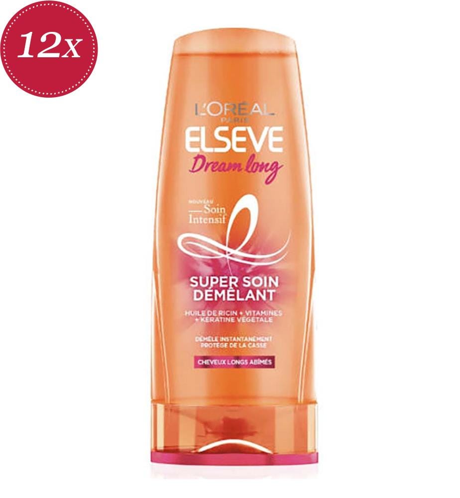 Lot de 12 Après-Shampoings Dream Long Super Soin Démêlant - 200 ml