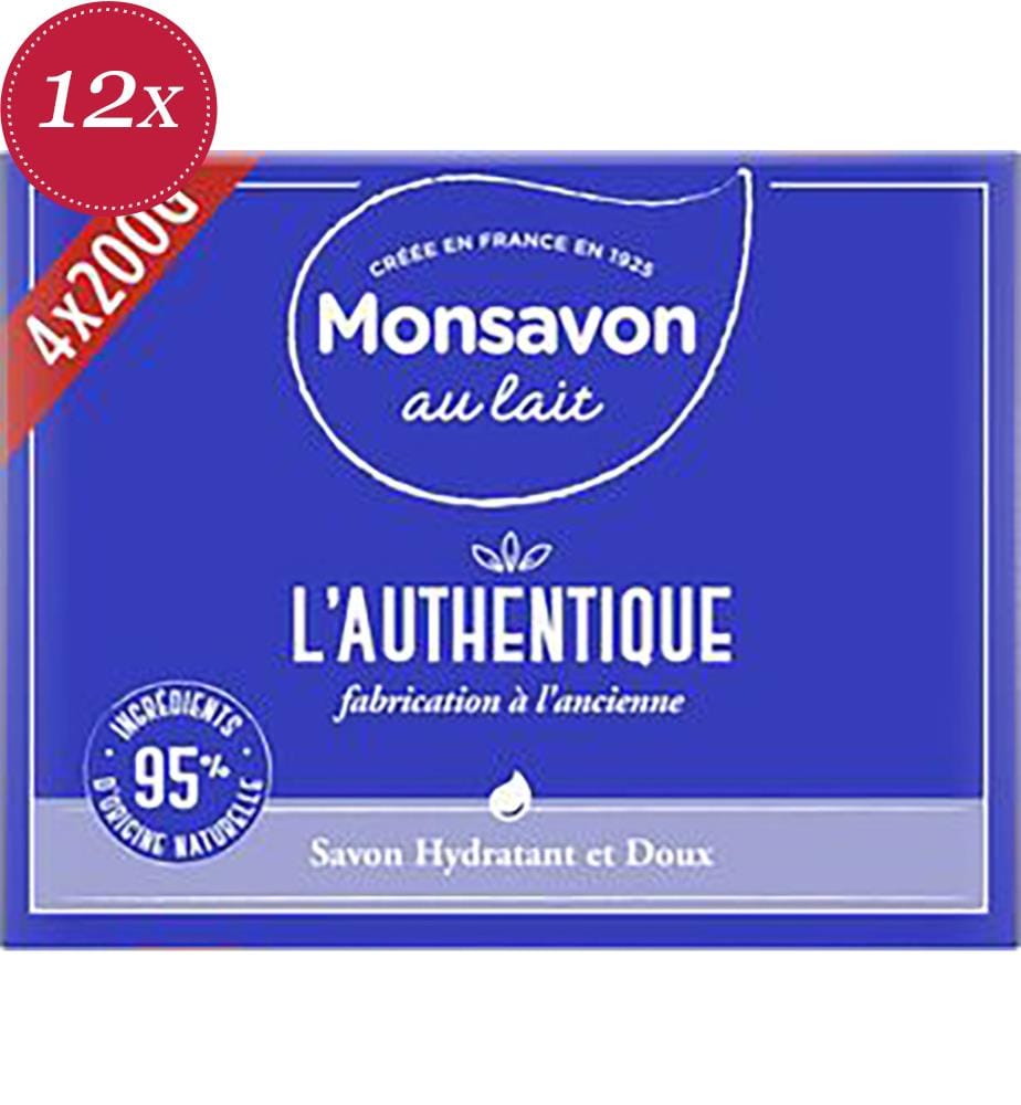 Set di 12 saponi al latte Monsavon