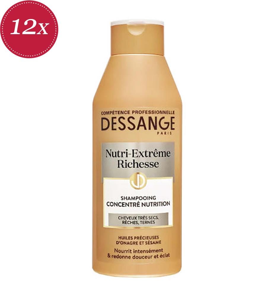 Confezione da 12 shampoo Nutri-Extrême, Capelli spenti - Oli preziosi - 250 ml