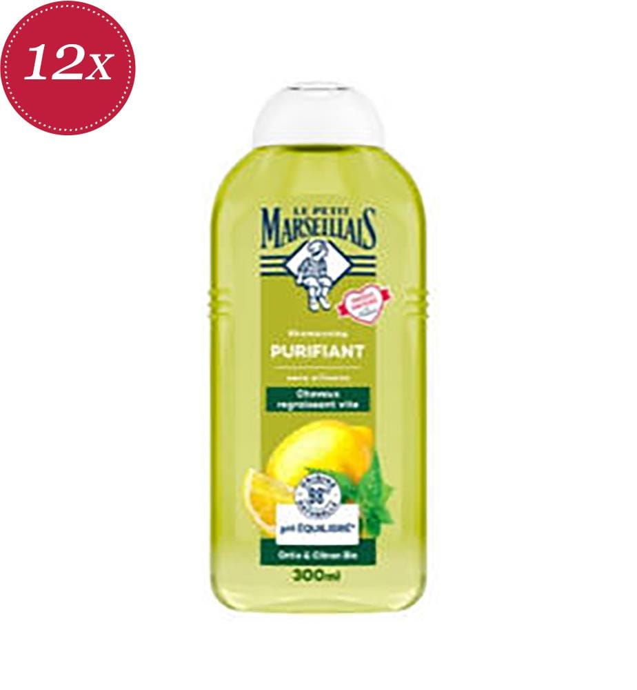 12 Shampoo purificante biologico con ortica e limone - 300 ml