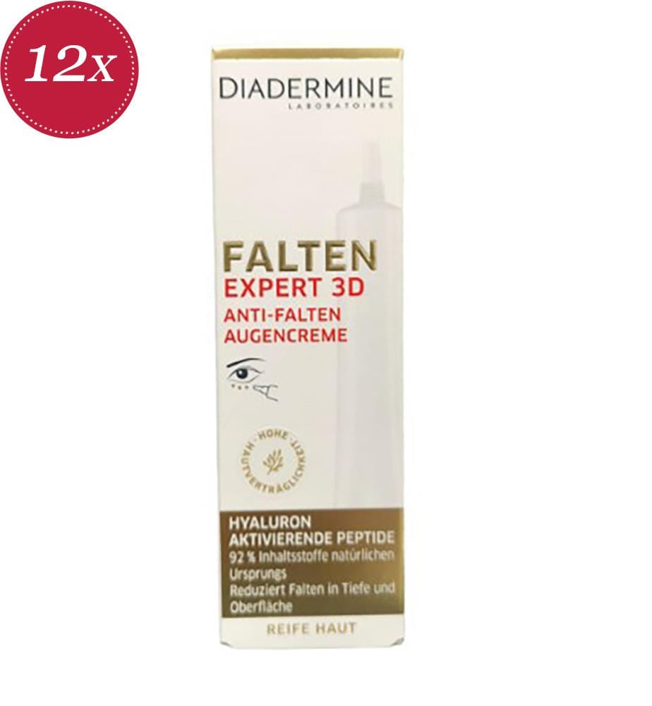 12er-Set Expert 3D Augenpflege - Anti-Falten - 15 ml