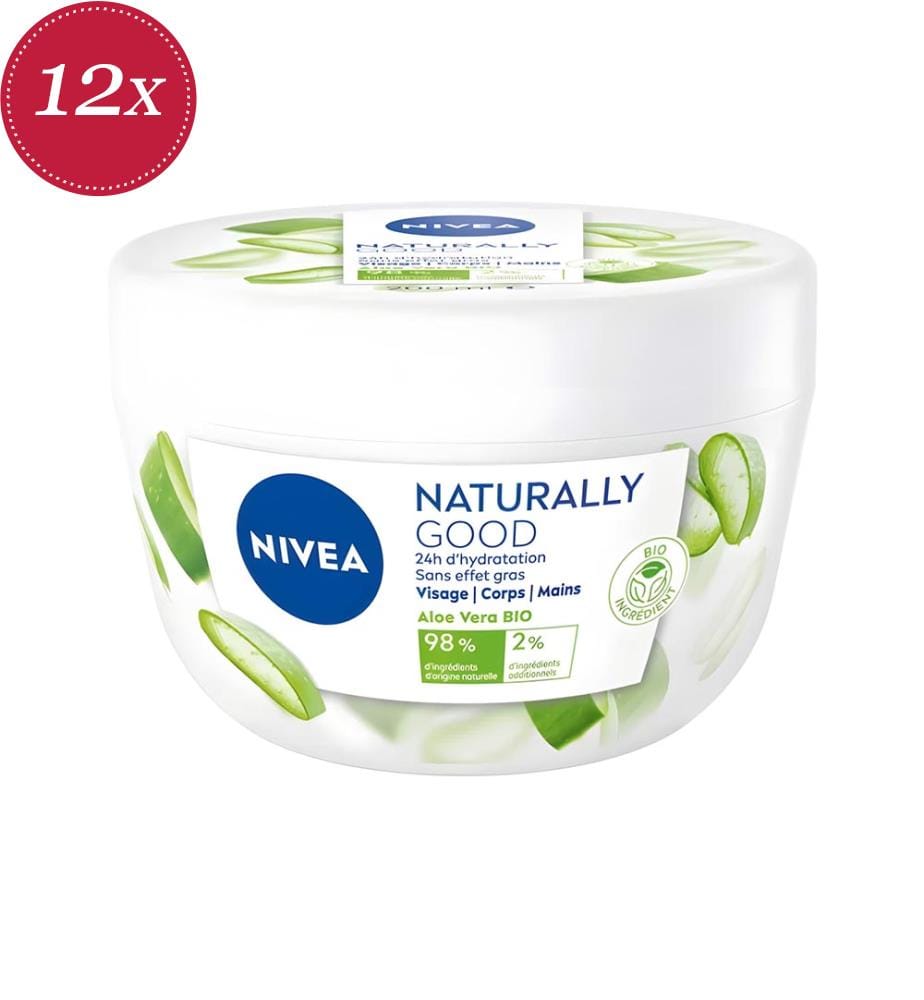 Nivea Aloe Vera Bio Körpercreme 12er-Set