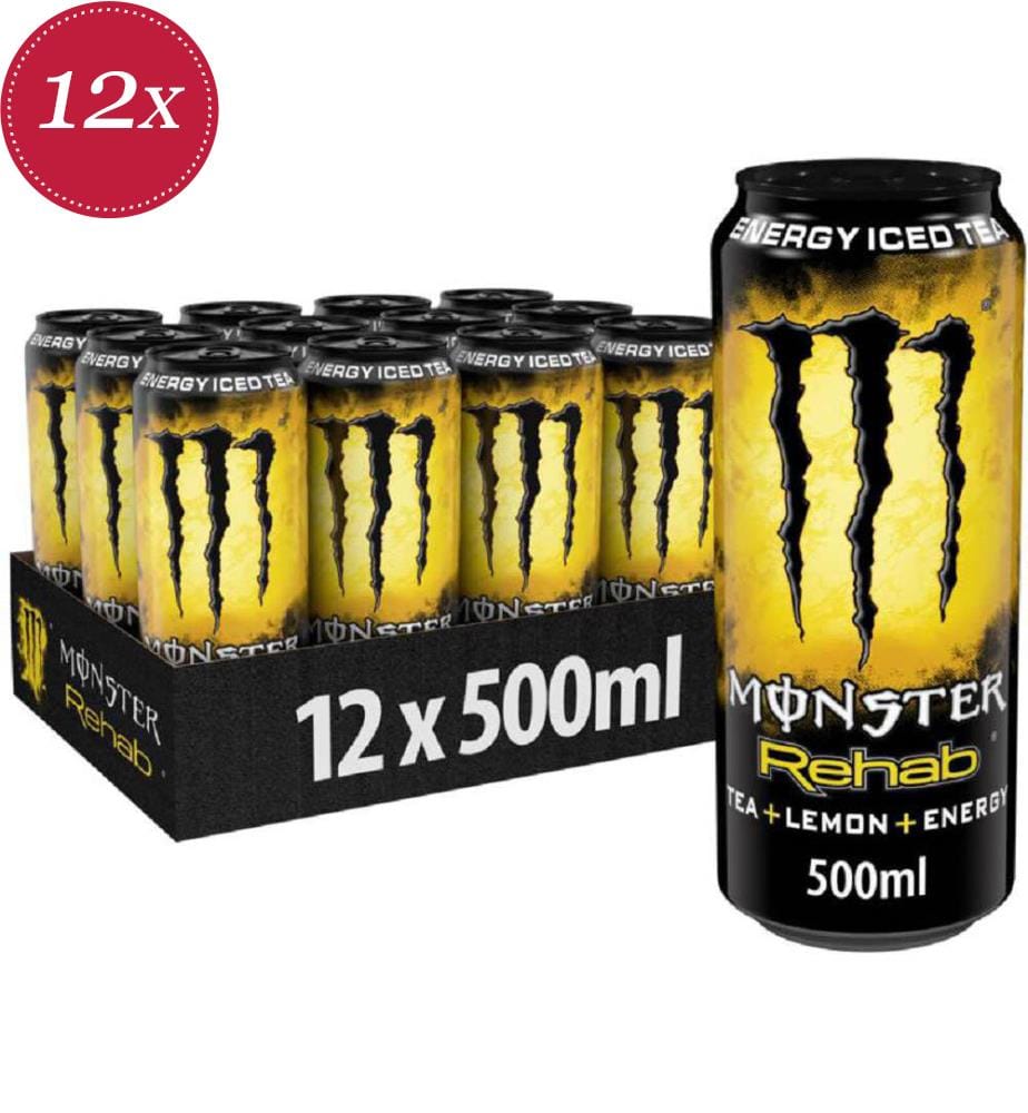 12x Monster Rehab - 500 ml