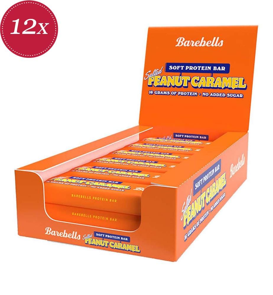 Barebells Soft Protein Bars Salted Peanut Caramel - 12 x 55 g