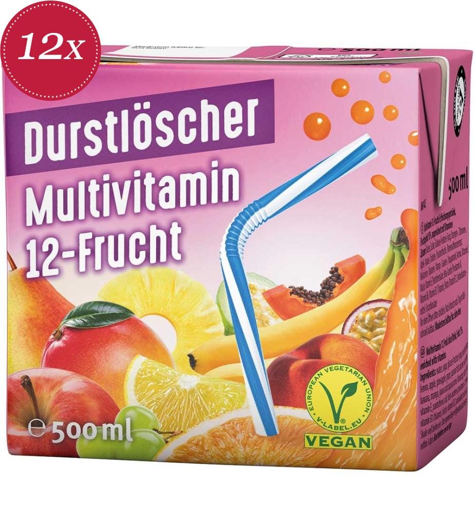 12x Durstlöscher Multivitamin - 500ml