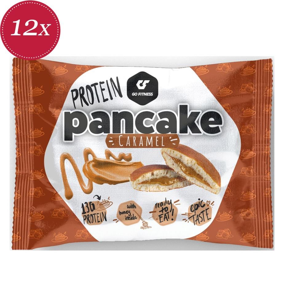 12x GoFitness Nutrition Protein Pancake Caramel - 55g