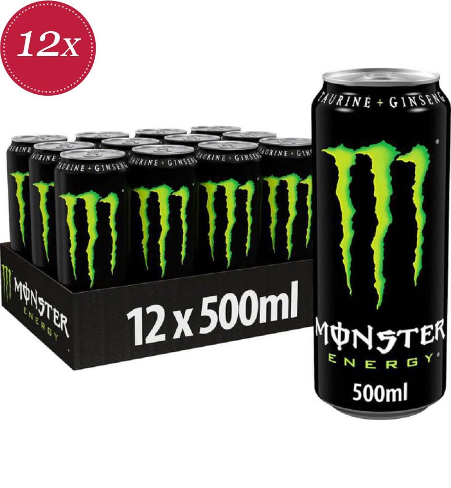 12x Monster Energy - 500 ml