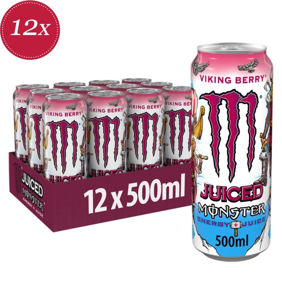 12x Monster Juiced Viking Berry - 500 ml