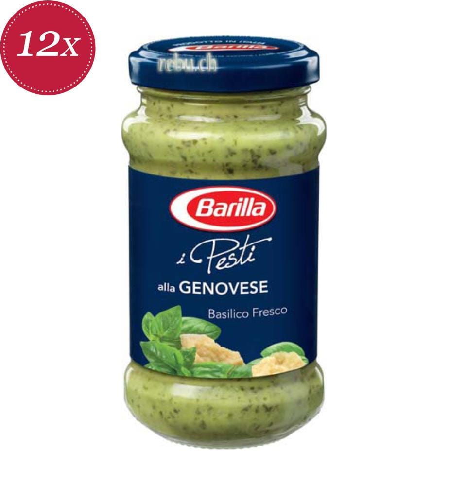 Pesto Genovese Barilla - 12 x 190 g