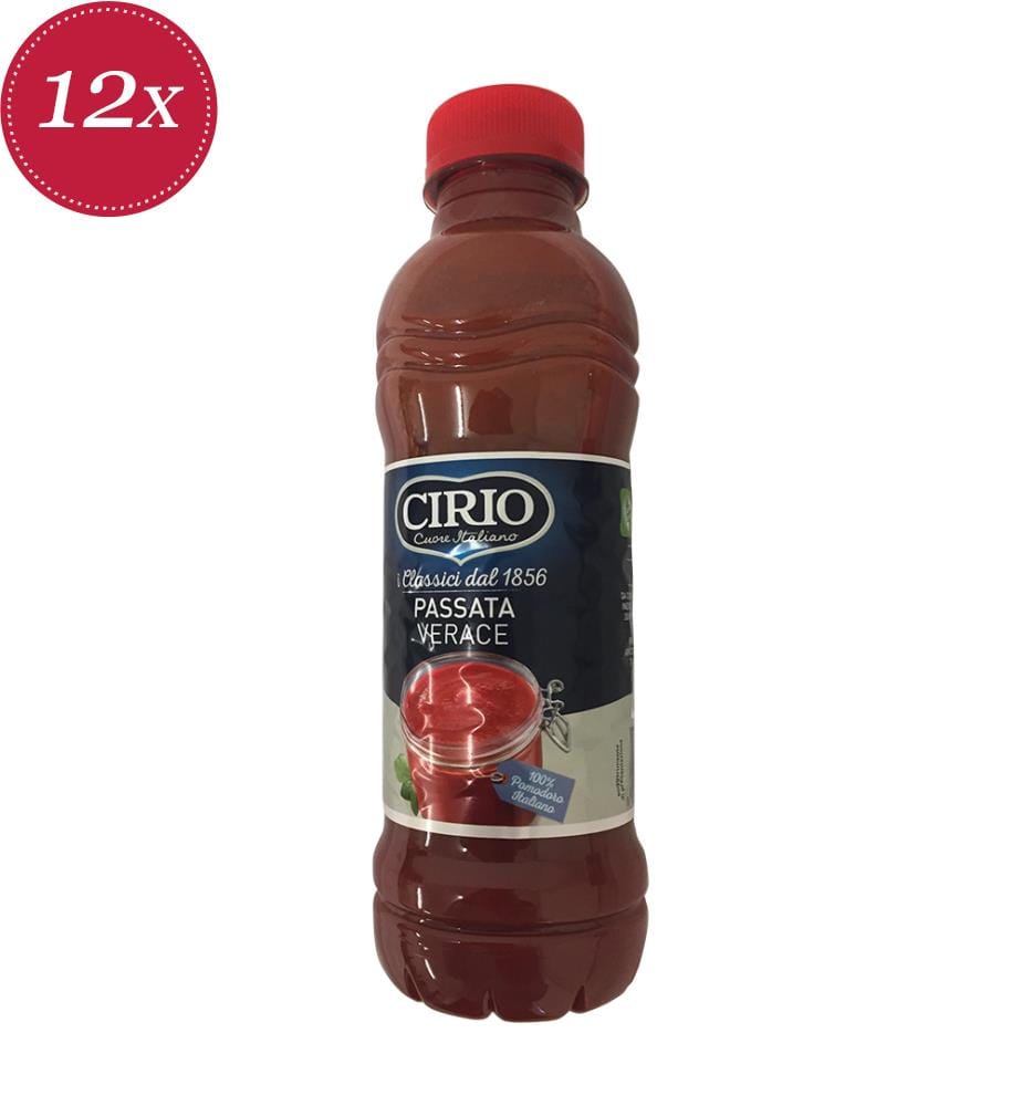 Cirio Bouteille Purée de tomates - 12 x 500 ml