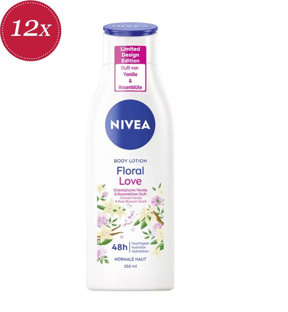 12x Körperlotion 250 ml Floral Love
