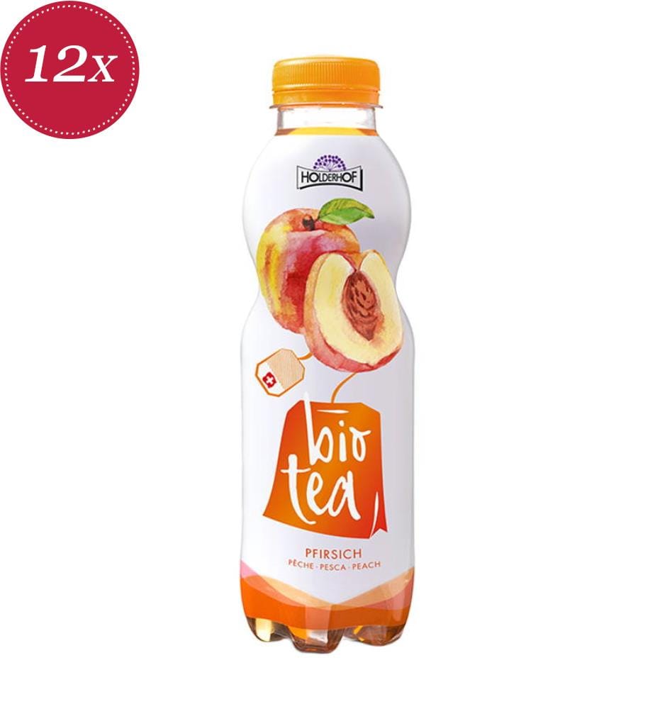 Holderhof Bio Tea Pêche - 12 x 500 ml