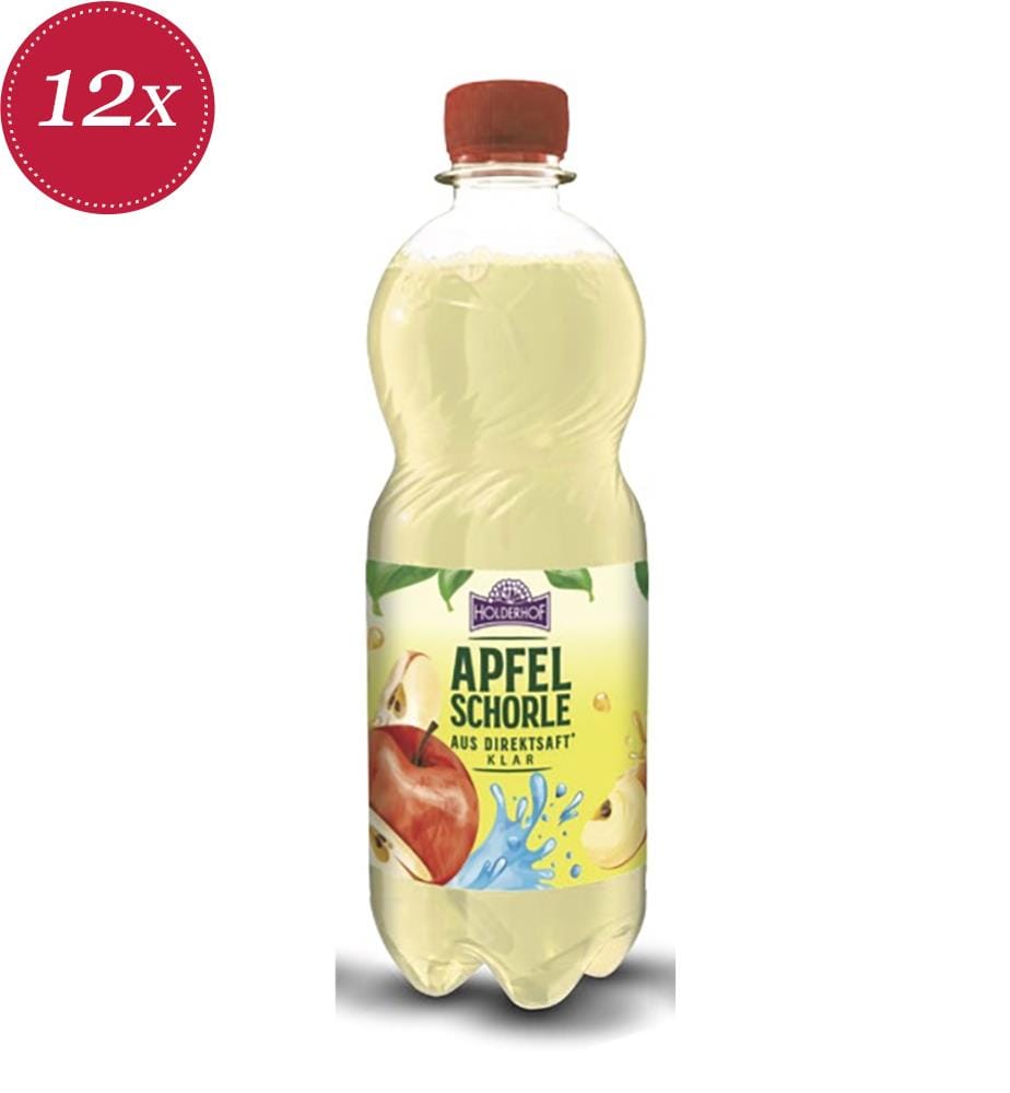 Klar Holderhof Apfelsaft - 12 x 500 ml