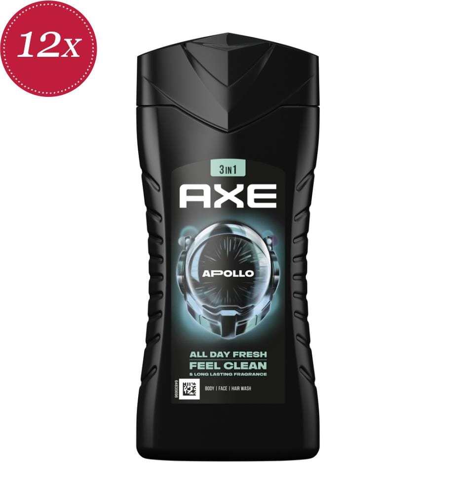 12x Gel Douche Apollo - 250 ml