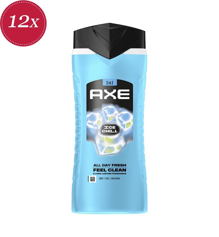 12x Gel Douche Ice Chill - 400 ml