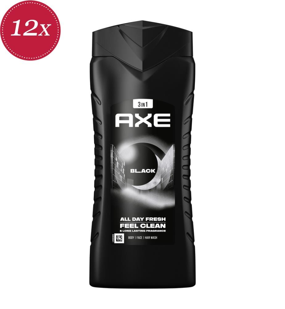 12x Duschgel Black - 400 ml