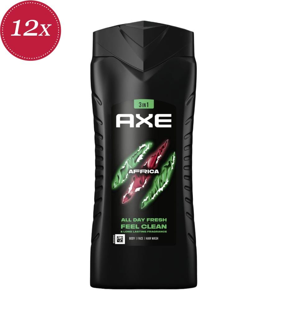 12x Gel Douche Africa - 400 ml