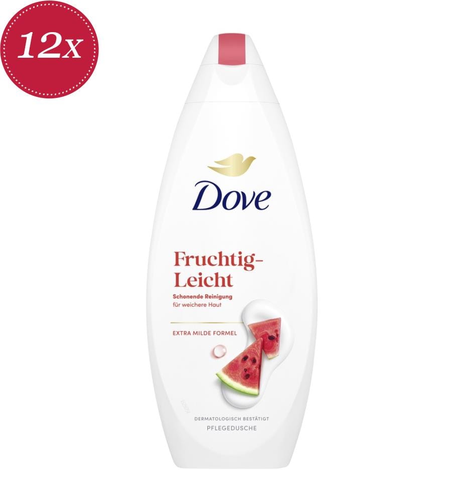 12x Douche Soin Fruité Léger - 250 ml