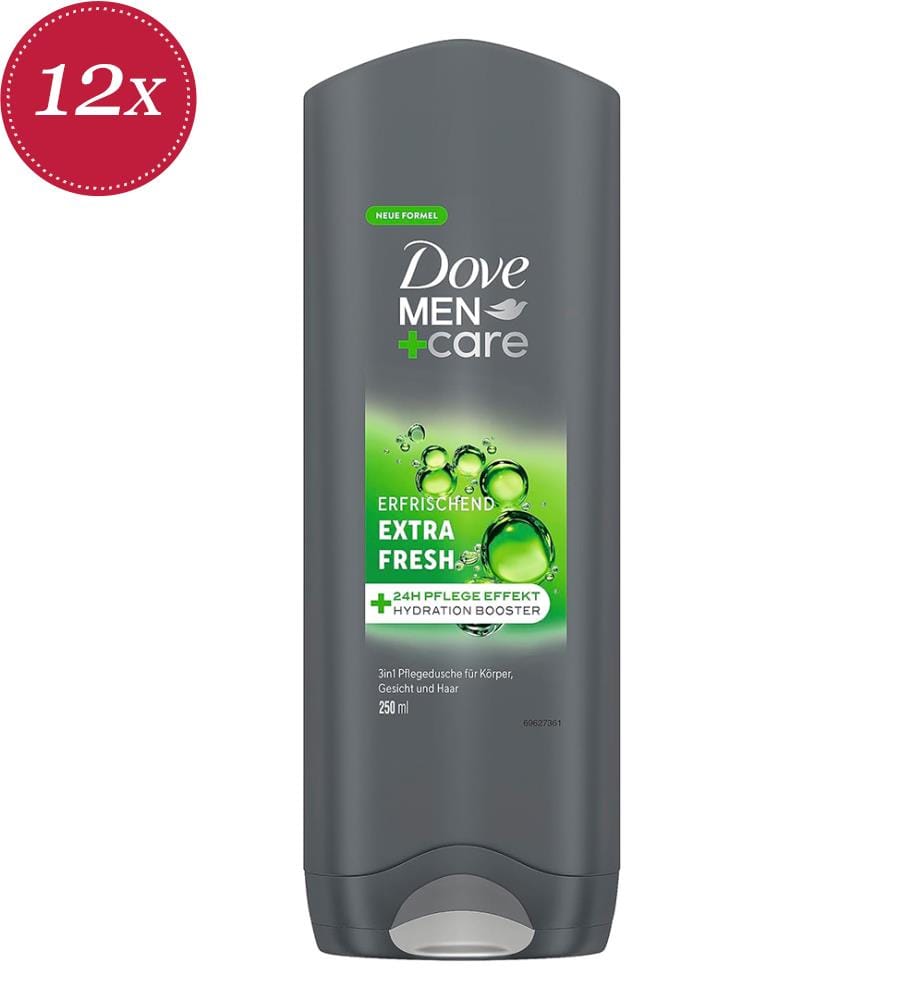 12x Gel Douche Extra Fresh - 250 ml