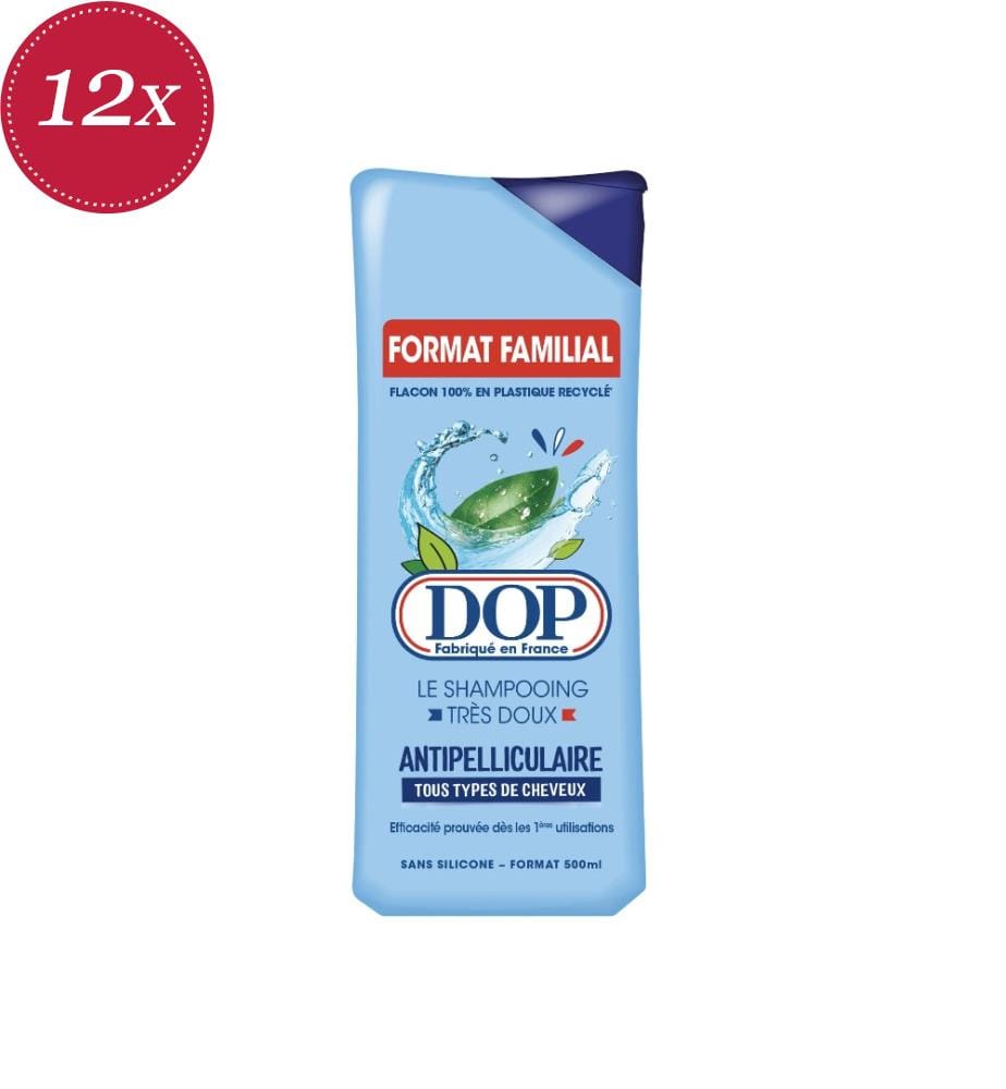 12-Pack of Fortmat Family Anti-Dandruff Shampoo - 500 ml