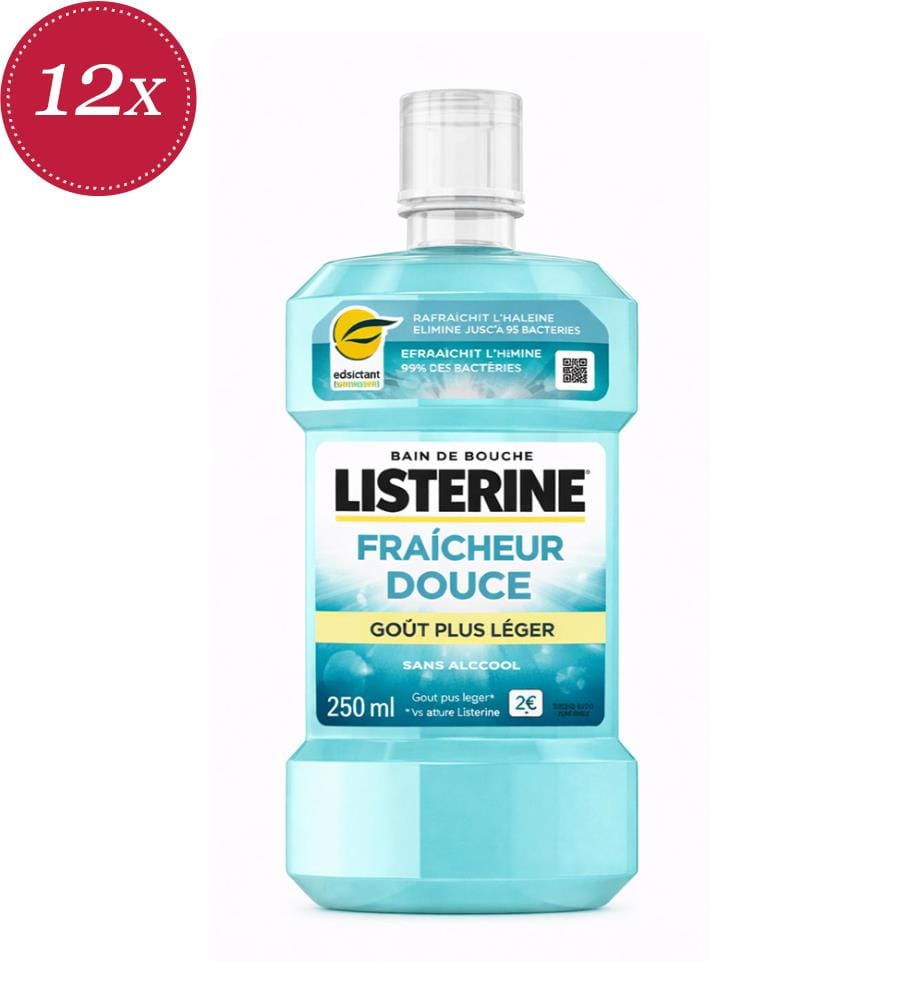 Set Of 12 Mild Freshness Mouthwash - 250 Ml