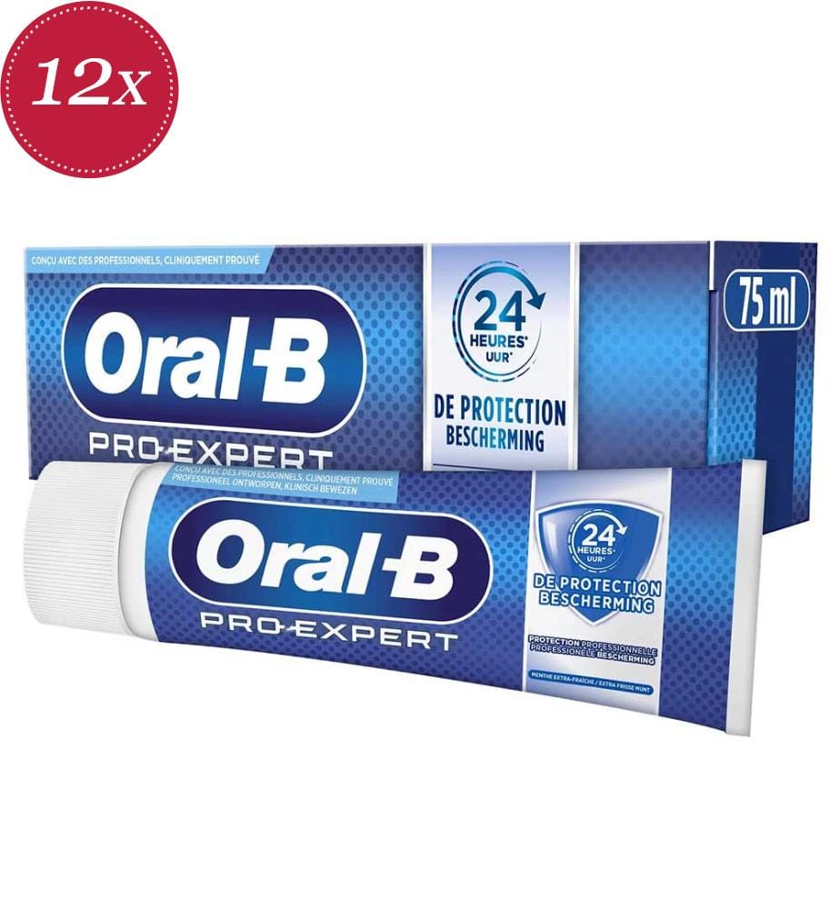 Lot de 12 Dentifrice Expert Protection Menthe Extra Fraîche - 75ml