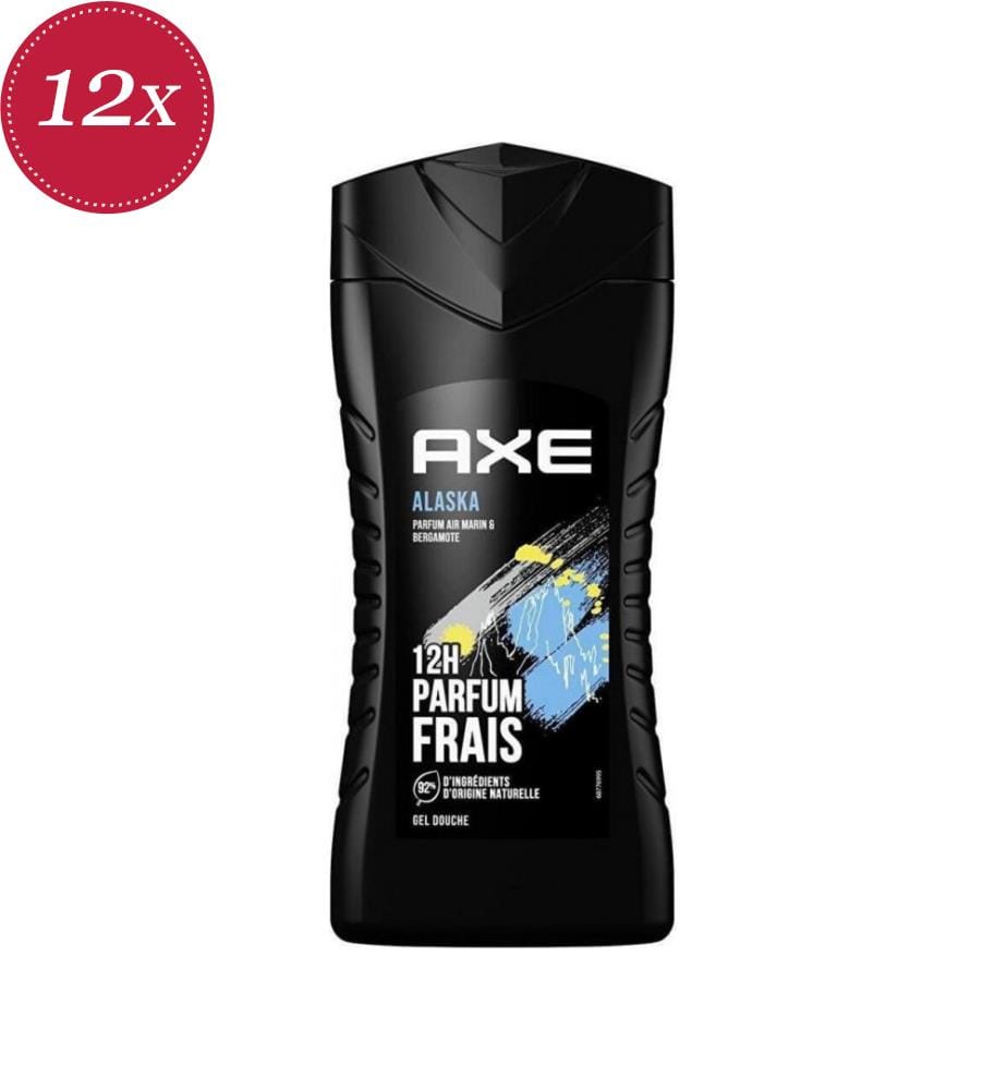 Lot de 12 gels douche 3-en-1 Alaska - 250 ml