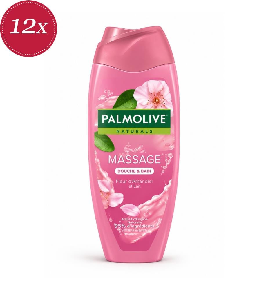 12er-Pack Duschgels „Massage Fleur de cerisier“ – 250 ml