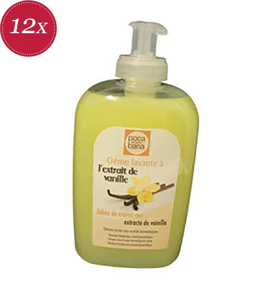 Lot de 12 Pocabana Savon Main Vanille - 300 ml