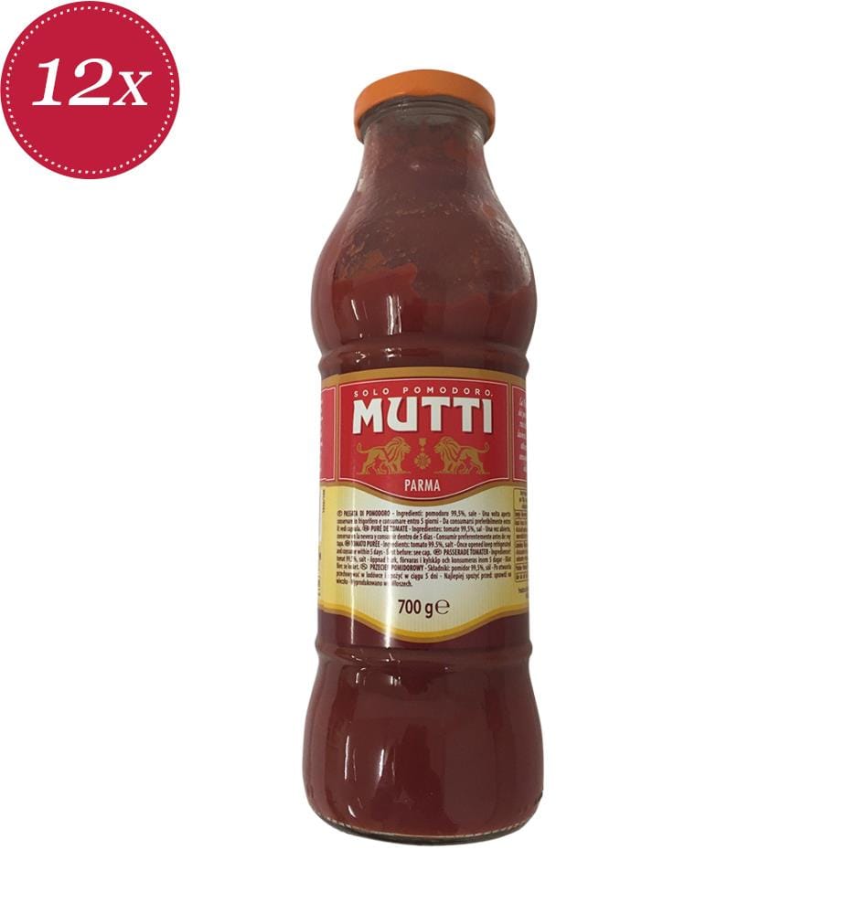 Purée de tomates Mutti Bouteille - 12 x 700 g