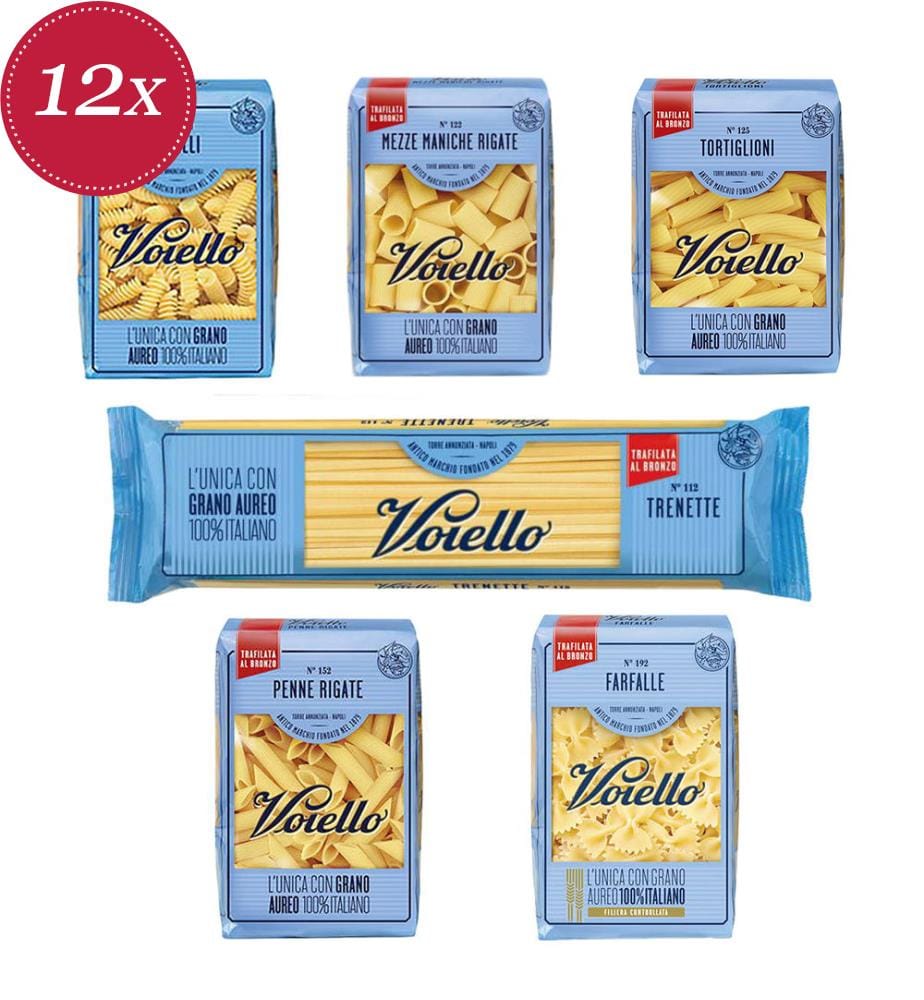 Voiello Nudelbeutel-Set - 12 x 500 g