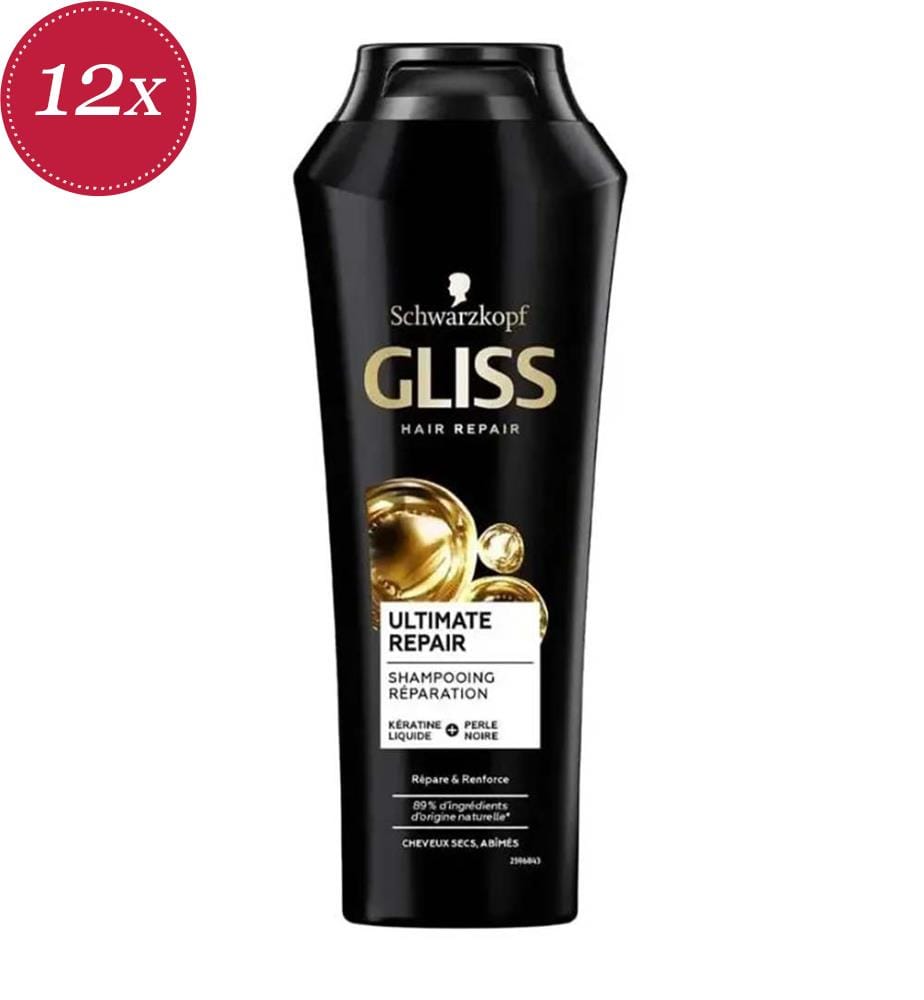 Set di 12 shampoo Ultimate Repair - 250 ml