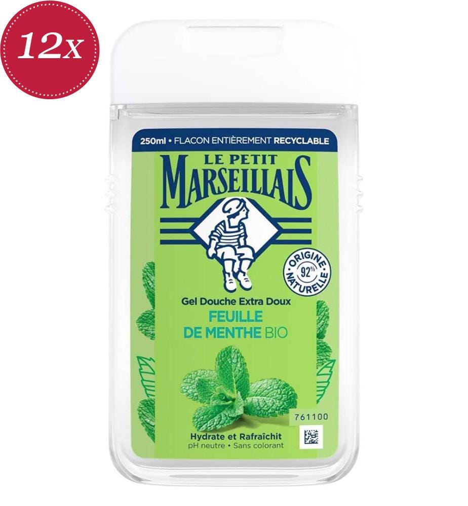 12x Duschgel 250 ml Bio-Minzblatt