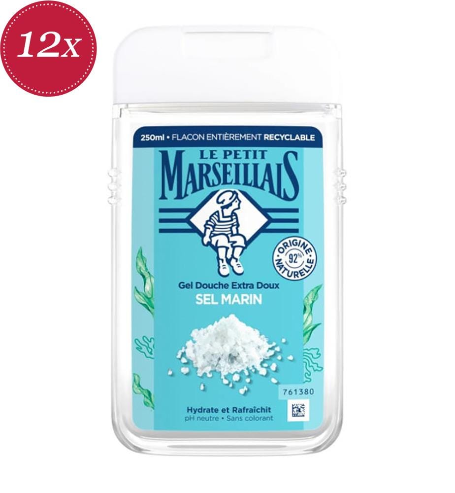 12x Duschgel 250 ml Meersalz