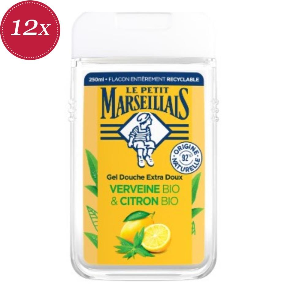 12x Duschgel 250 ml Bio-Eisenkraut & Zitrone