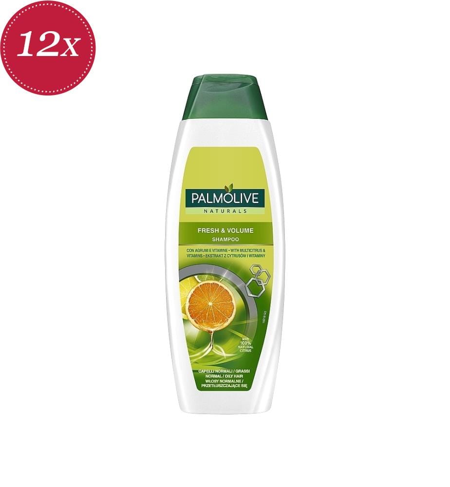 12 flaconi di shampoo liquido da 350 ml Naturals – Agrumi e vitamine