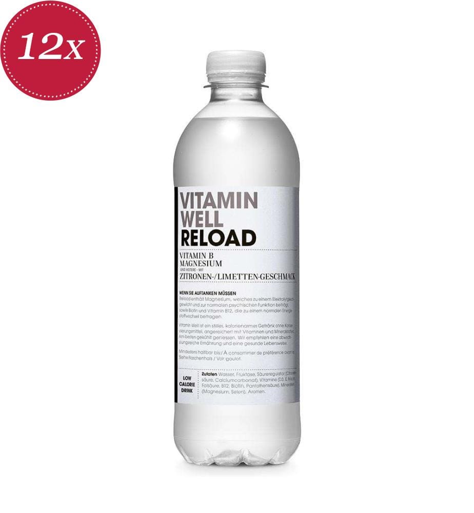 Vitamin Well Reload Zitrone-Limette - 12 x 50 cl