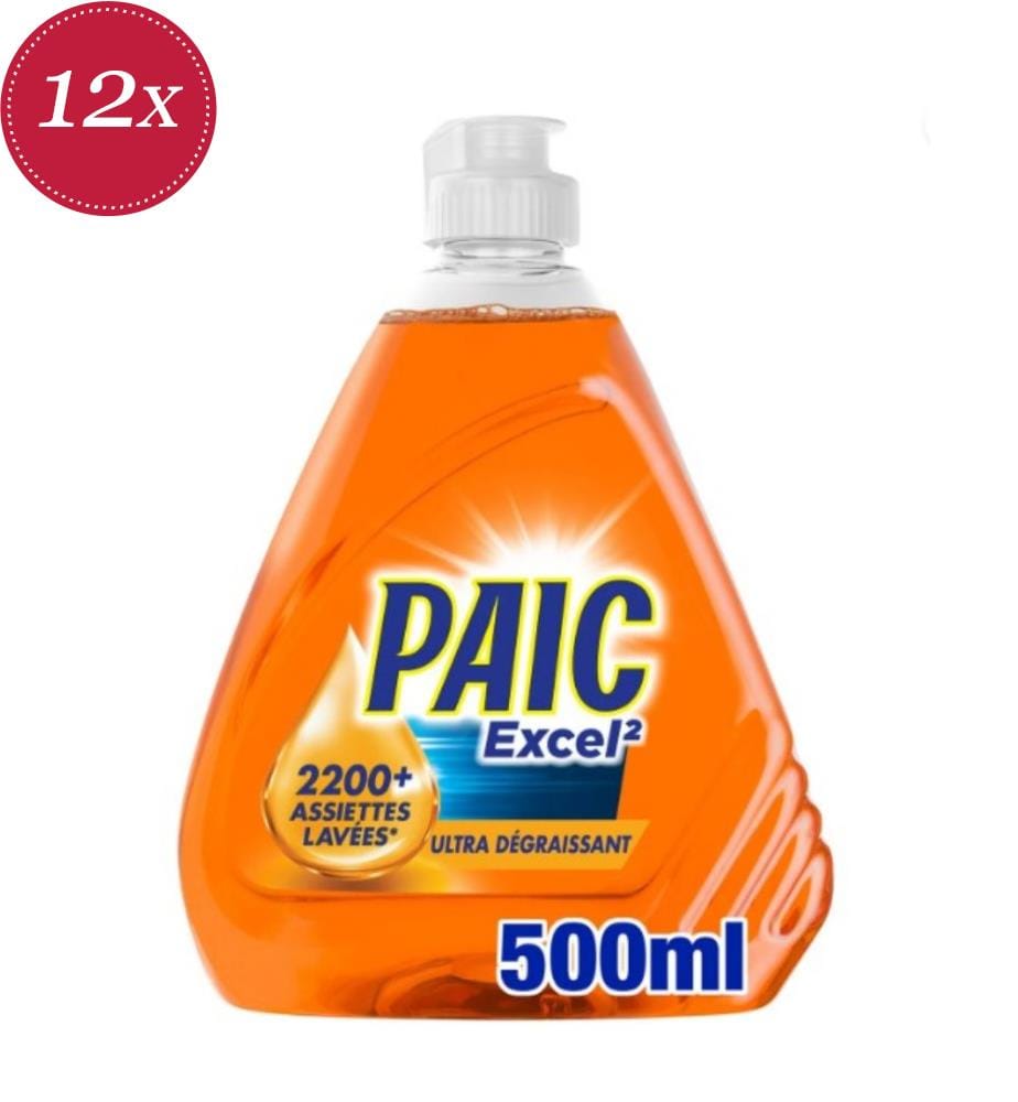 12 x Geschirrspülmittel „Ultra Dégraissant Orange“ – 500 ml