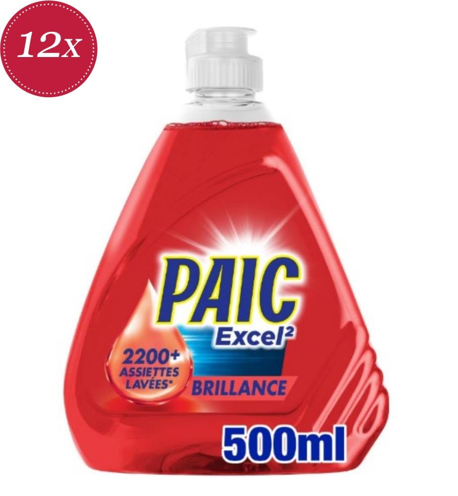 12 x Geschirrspülmittel „Brillance Rouge“ – 500 ml
