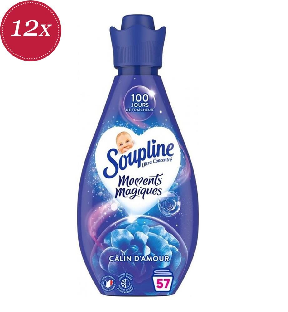 12 x Assouplissant Câlin d'Amour – 800 ml (57 Lavages)