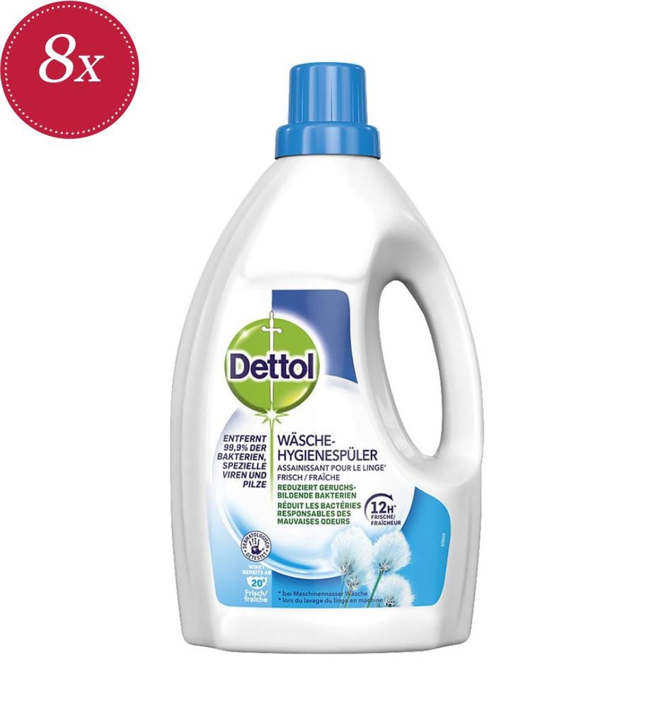 Lot de 8 bouteille lave-linge Hygiène et linge Frais de 1,5 l