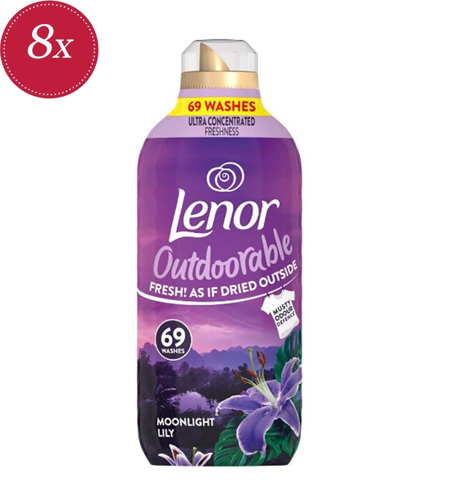Confezione da 8 ammorbidenti liquidi 966 ml Outdoorable - Moonlight Lily - 69 lavaggi