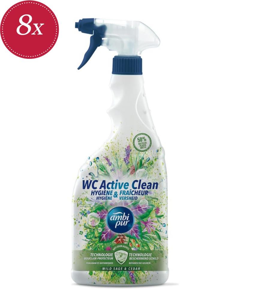 8er-Pack WC-Reiniger 750 ml Pistole Wild Sage & Cedar - 8 x 750 ml
