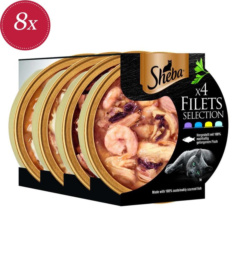 8x Sheba Filets Auswahl - 4x 60g
