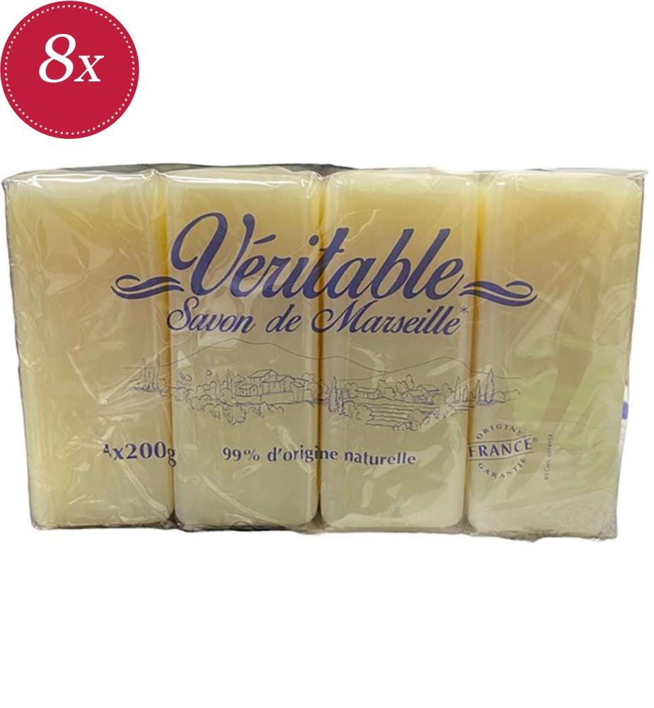 8x4er Pack Savon de Marseille - 200g